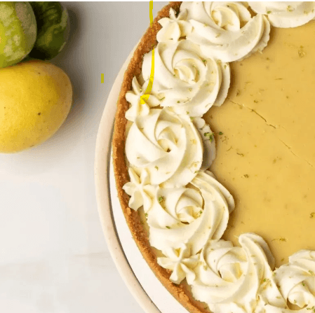 Tarta cremosa de lima (key lime pie)